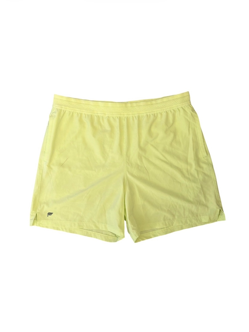 Fabletics The One Lined Training Shorts Men’s XL Neon Yellow Performance